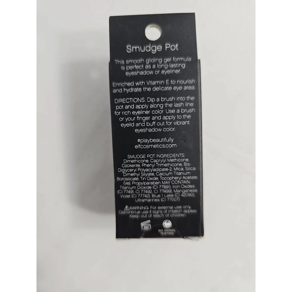 ELF Smudge Pot Eye Shadow/Eye‎ Liner #81524 BACK TO BASICS sealed NIP MU-021